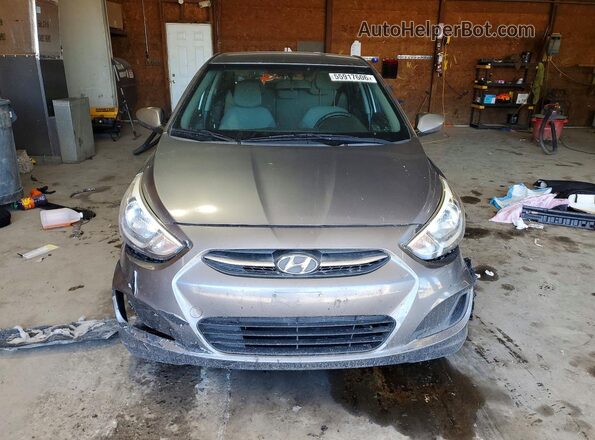 KMHCT4AE3GU997628 2016 HYUNDAI ACCENT Gray წინა ხედი