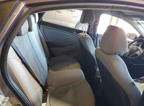 KMHCT4AE3GU997628 2016 HYUNDAI ACCENT Gray უკანა სავარძლების ხედი