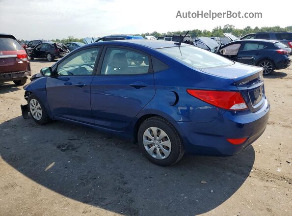 KMHCT4AE3HU255702 2017 HYUNDAI ACCENT Blue უკანა მარცხენა