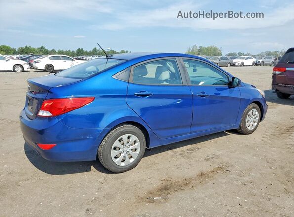 KMHCT4AE3HU255702 2017 HYUNDAI ACCENT Blue უკანა მარჯვენა