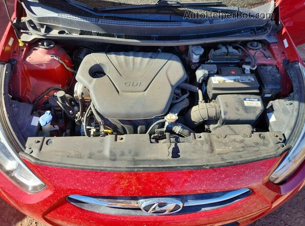 KMHCT4AE3HU349577 2017 HYUNDAI ACCENT Red 