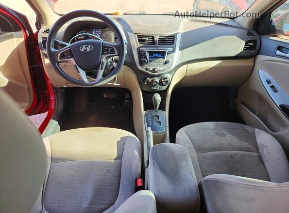 KMHCT4AE3HU349577 2017 HYUNDAI ACCENT Red Вид наклейки з VIN-кодом