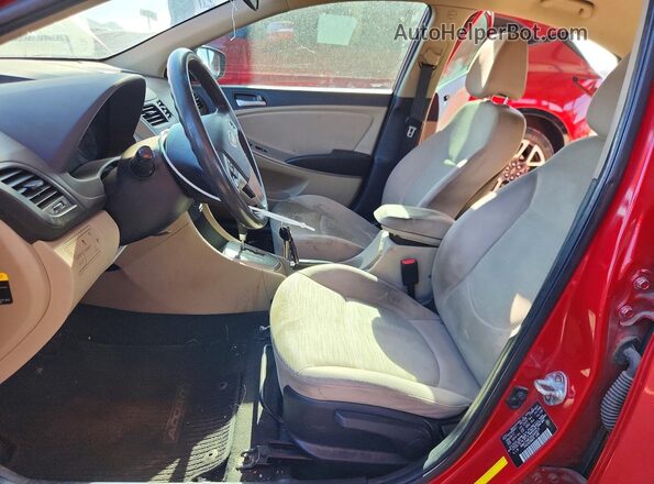 KMHCT4AE3HU349577 2017 HYUNDAI ACCENT Red Вид підкапотного простору