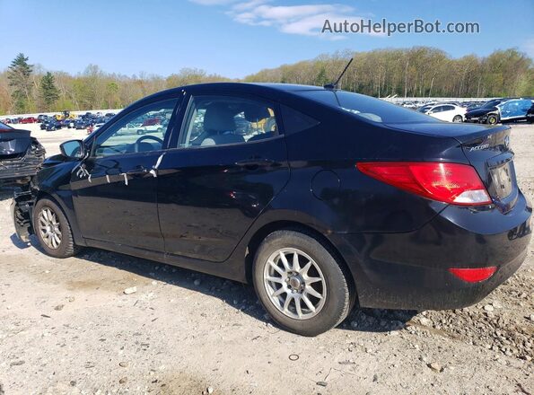 KMHCT4AE3HU375242 2017 HYUNDAI ACCENT Black უკანა მარცხენა