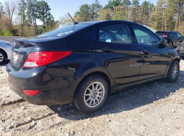 KMHCT4AE3HU375242 2017 HYUNDAI ACCENT Black უკანა მარჯვენა