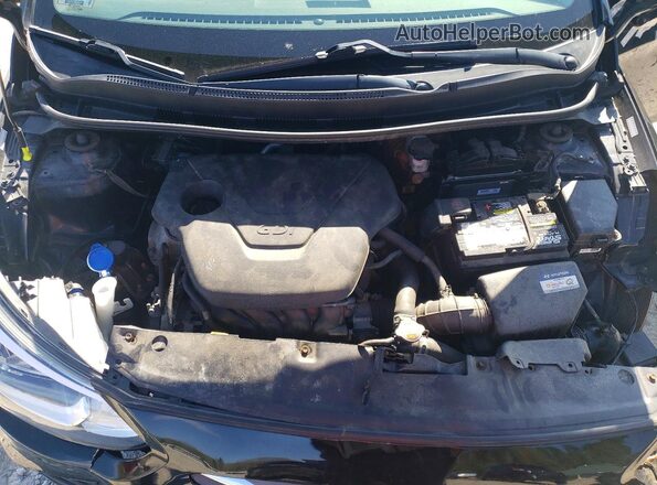 KMHCT4AE3HU375242 2017 HYUNDAI ACCENT Black უკანა სალონის ხედი