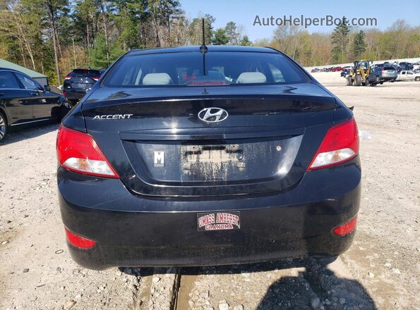 KMHCT4AE3HU375242 2017 HYUNDAI ACCENT Black უკანა ხედი