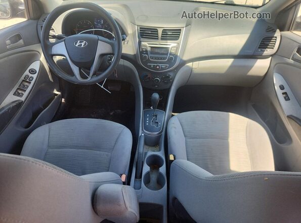 KMHCT4AE4GU010499 2016 HYUNDAI ACCENT Blue Вид панелі приладів