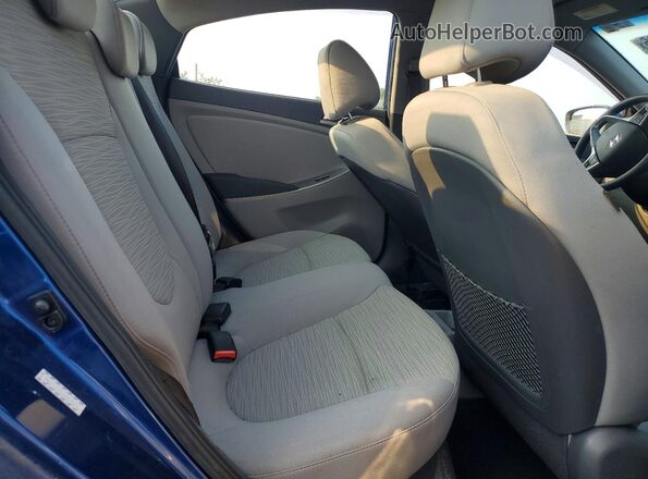 KMHCT4AE4GU018067 2016 HYUNDAI ACCENT Синий Вид задних сидений