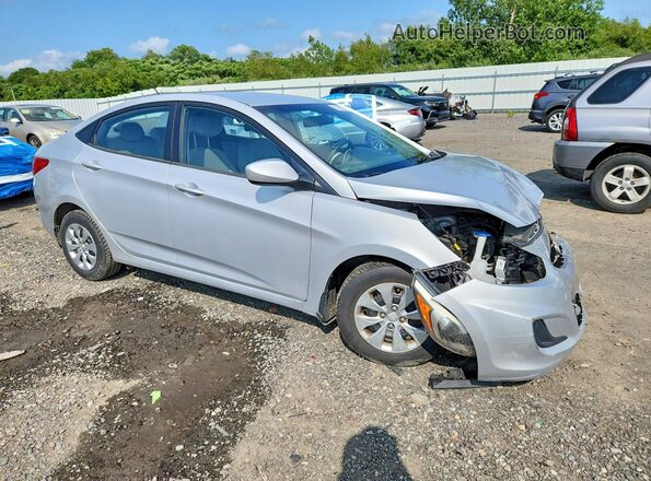 KMHCT4AE4GU027044 2016 HYUNDAI ACCENT Silver Delantero derecho