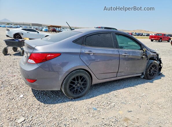 KMHCT4AE4GU070735 2016 HYUNDAI ACCENT Gray Trasero derecho
