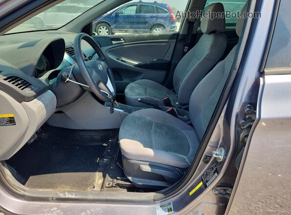 KMHCT4AE4GU070735 2016 HYUNDAI ACCENT Gray Vista interior delantera