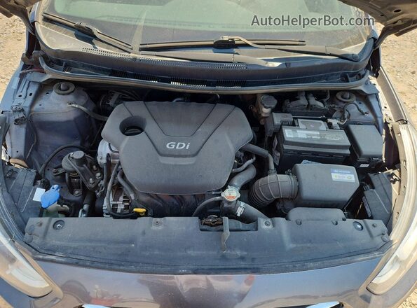 KMHCT4AE4GU070735 2016 HYUNDAI ACCENT Gray Vista interior trasera