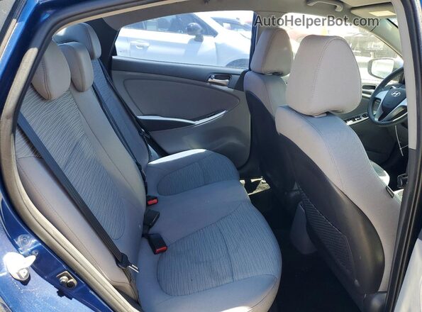 KMHCT4AE4GU105547 2016 HYUNDAI ACCENT Синий Вид задних сидений