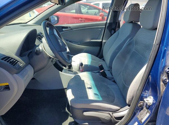 KMHCT4AE4GU105547 2016 HYUNDAI ACCENT Синий Вид салона спереди