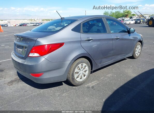KMHCT4AE4GU111025 2016 HYUNDAI ACCENT Gray უკანა მარჯვენა
