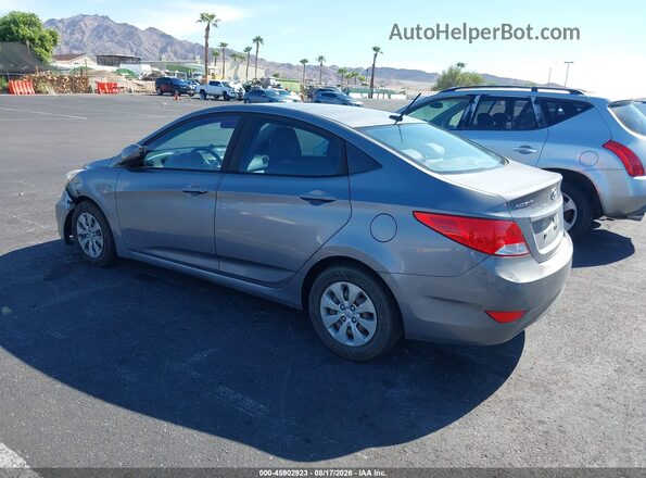 KMHCT4AE4GU111025 2016 HYUNDAI ACCENT Gray უკანა მარცხენა