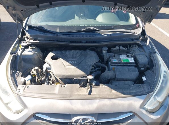 KMHCT4AE4GU111025 2016 HYUNDAI ACCENT Gray უკანა ხედი