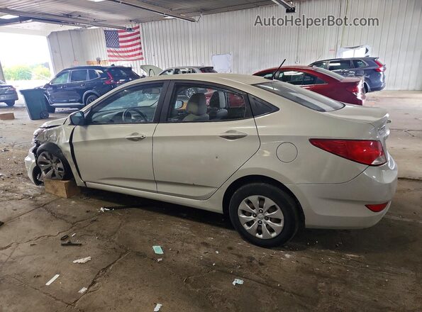 KMHCT4AE4GU118864 2016 HYUNDAI ACCENT Silver უკანა მარცხენა