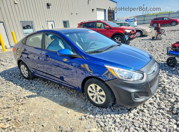 KMHCT4AE4GU136166 2016 HYUNDAI ACCENT Синий Передняя правая четверть