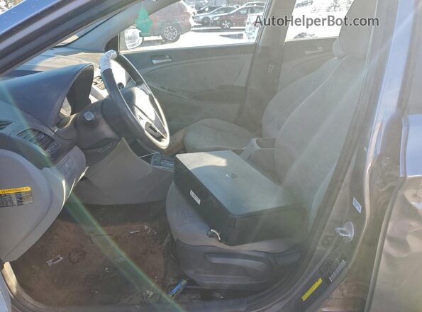 KMHCT4AE4GU971572 2016 HYUNDAI ACCENT Gray Սալոնի դիմացի տեսք