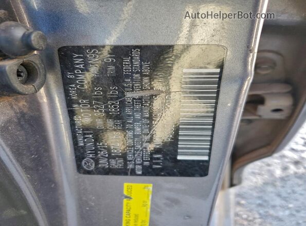 KMHCT4AE4GU971572 2016 HYUNDAI ACCENT Gray Շարժիչի բաժամունքի տեսք