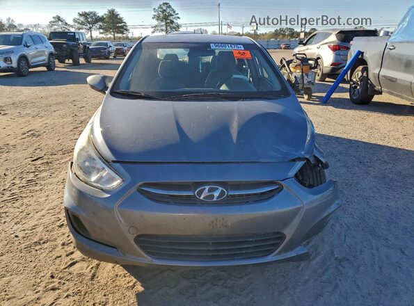 KMHCT4AE4GU971572 2016 HYUNDAI ACCENT Gray Դիմացի տեսք