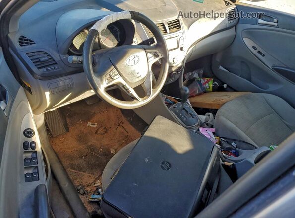 KMHCT4AE4GU971572 2016 HYUNDAI ACCENT Gray Առջևի վահանակի տեսք