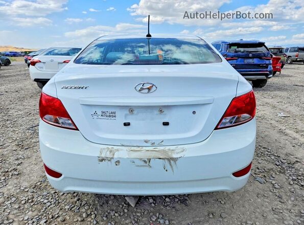 KMHCT4AE4HU174174 2017 HYUNDAI ACCENT Белый Вид сзади