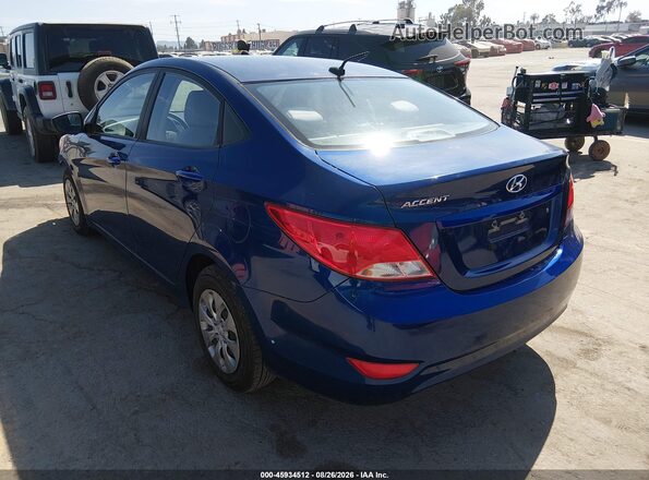 KMHCT4AE4HU248791 2017 HYUNDAI ACCENT Blue უკანა მარცხენა