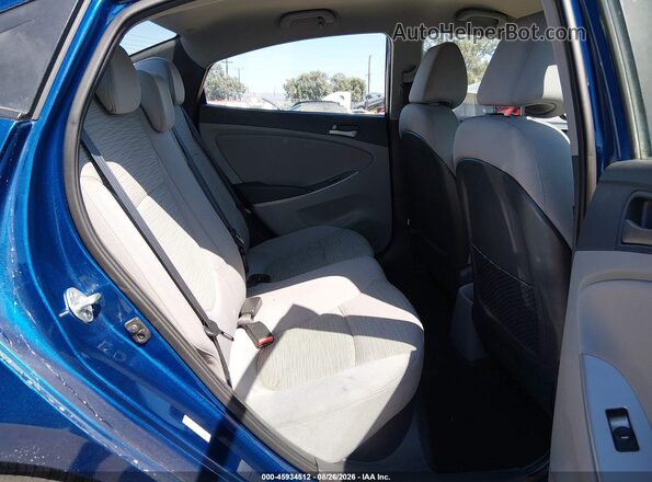 KMHCT4AE4HU248791 2017 HYUNDAI ACCENT Blue VIN კოდის სტიკერის ხედი