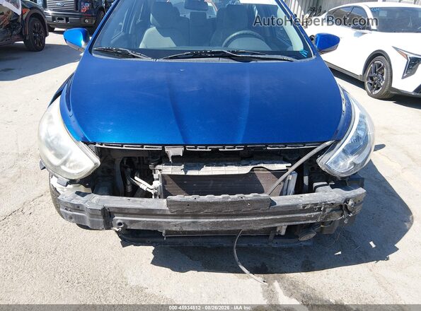KMHCT4AE4HU248791 2017 HYUNDAI ACCENT Blue წინა ხედი