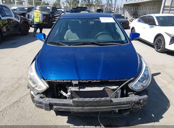 KMHCT4AE4HU248791 2017 HYUNDAI ACCENT Blue ხელსაწყოთა პანელის ხედი