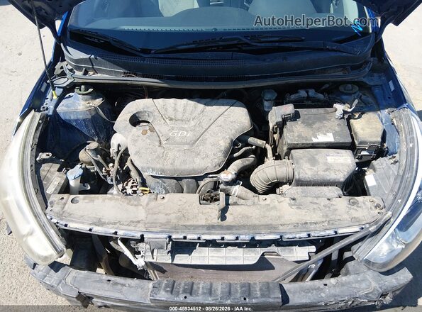 KMHCT4AE4HU248791 2017 HYUNDAI ACCENT Blue უკანა ხედი
