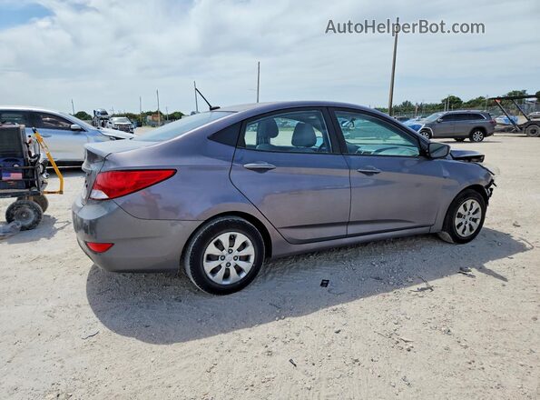 KMHCT4AE4HU278258 2017 HYUNDAI ACCENT Gray Rear right