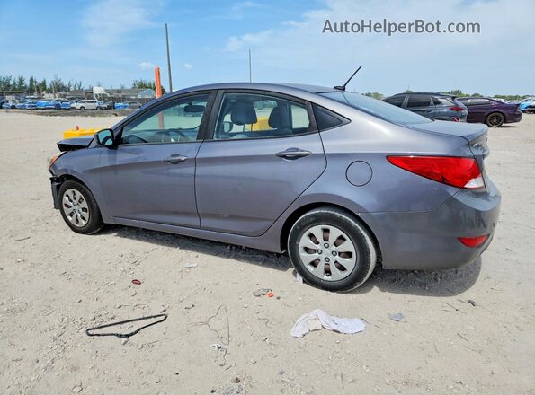 KMHCT4AE4HU278258 2017 HYUNDAI ACCENT Gray Rear left