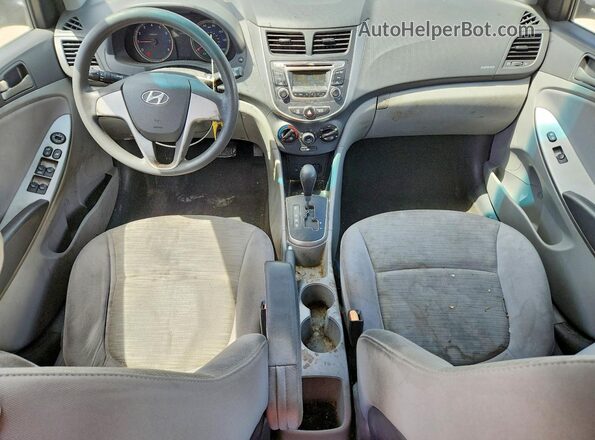 KMHCT4AE4HU278258 2017 HYUNDAI ACCENT Gray Dashboard view