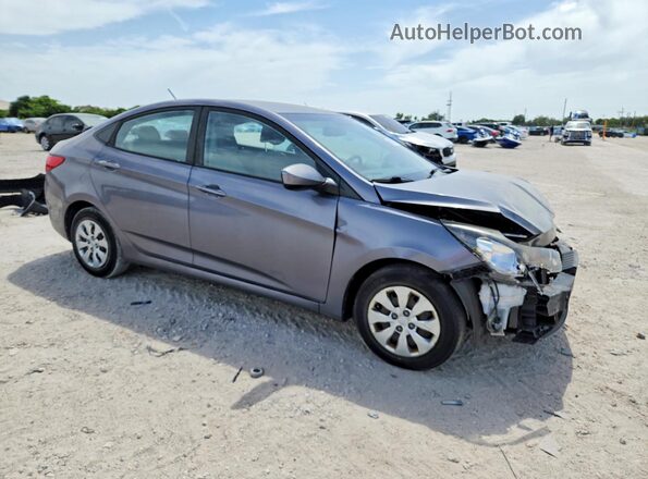 KMHCT4AE4HU278258 2017 HYUNDAI ACCENT Gray Front right