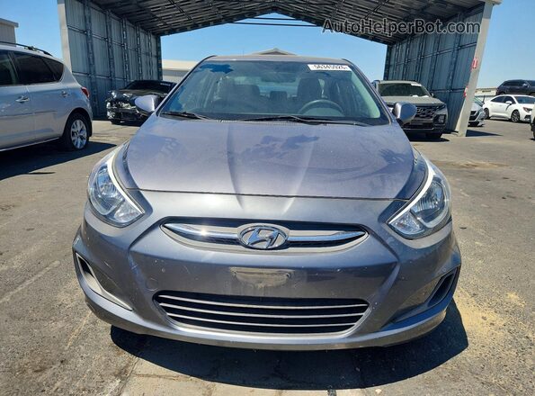 KMHCT4AE4HU299627 2017 HYUNDAI ACCENT Серый Вид спереди