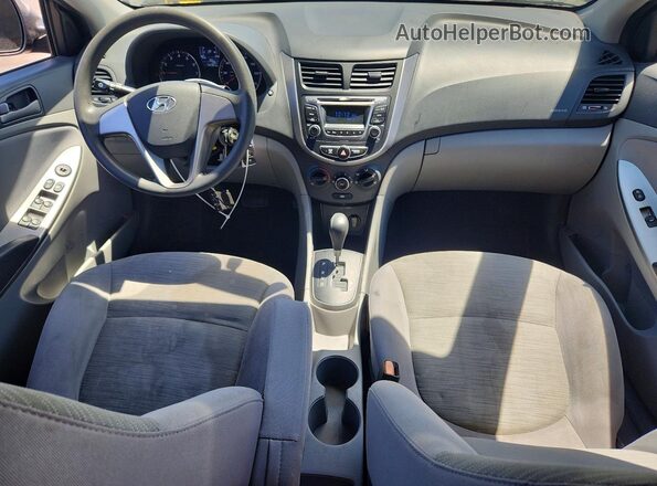 KMHCT4AE4HU299627 2017 HYUNDAI ACCENT Серый Вид панели приборов