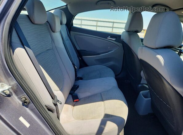 KMHCT4AE4HU299627 2017 HYUNDAI ACCENT Серый Вид задних сидений