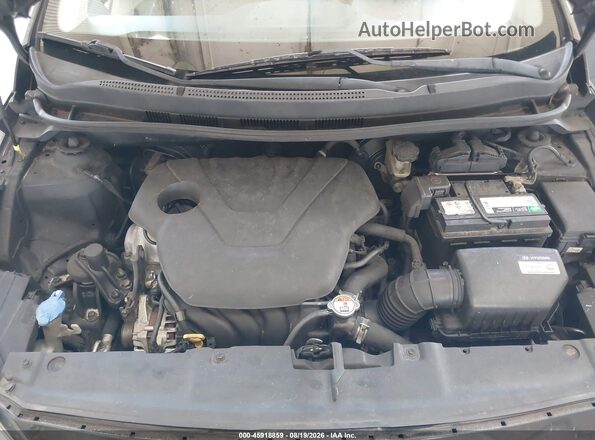KMHCT4AE4HU330164 2017 HYUNDAI ACCENT Black უკანა ხედი