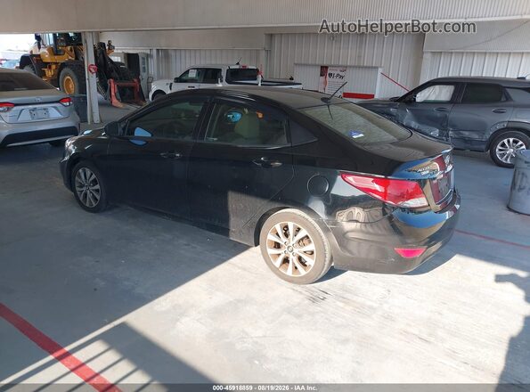 KMHCT4AE4HU330164 2017 HYUNDAI ACCENT Black უკანა მარცხენა