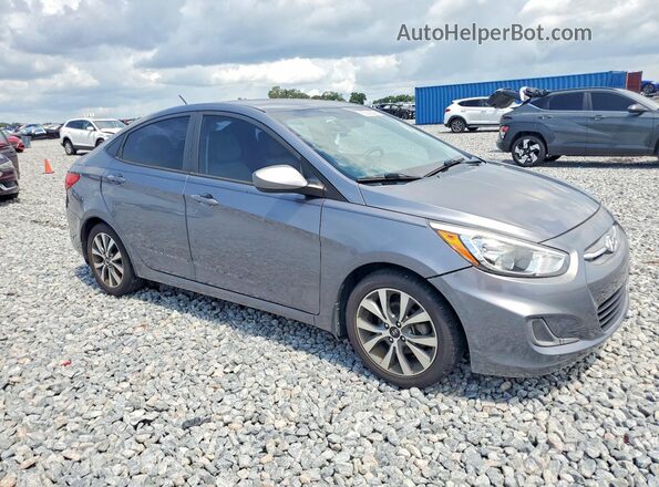 KMHCT4AE4HU331380 2017 HYUNDAI ACCENT Gray წინა მარჯვენა