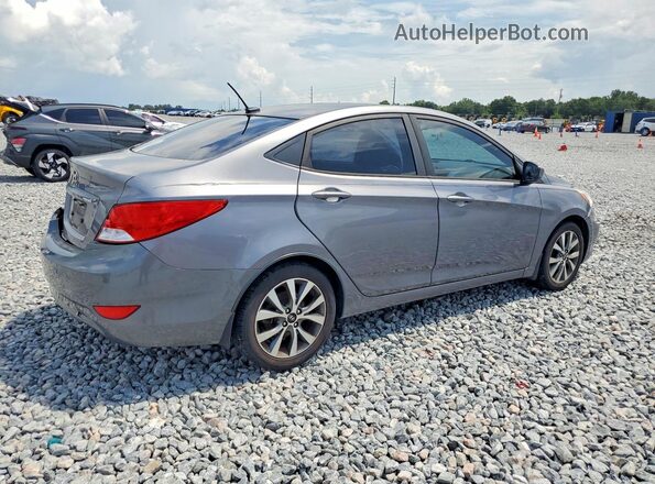 KMHCT4AE4HU331380 2017 HYUNDAI ACCENT Gray უკანა მარჯვენა