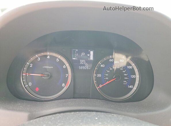 KMHCT4AE4HU331380 2017 HYUNDAI ACCENT Gray ხელსაწყოთა პანელის ხედი
