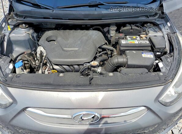 KMHCT4AE4HU331380 2017 HYUNDAI ACCENT Gray უკანა სალონის ხედი