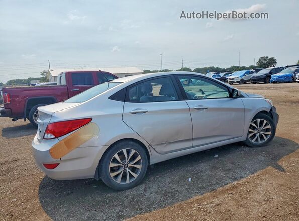 KMHCT4AE4HU347093 2017 HYUNDAI ACCENT Silver წინა მარჯვენა