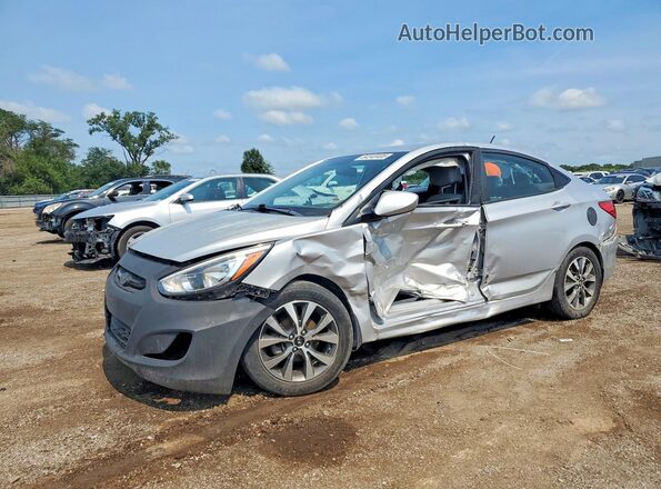 KMHCT4AE4HU347093 2017 HYUNDAI ACCENT Silver უკანა მარცხენა