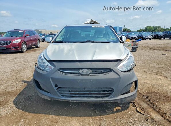 KMHCT4AE4HU347093 2017 HYUNDAI ACCENT Silver უკანა ხედი
